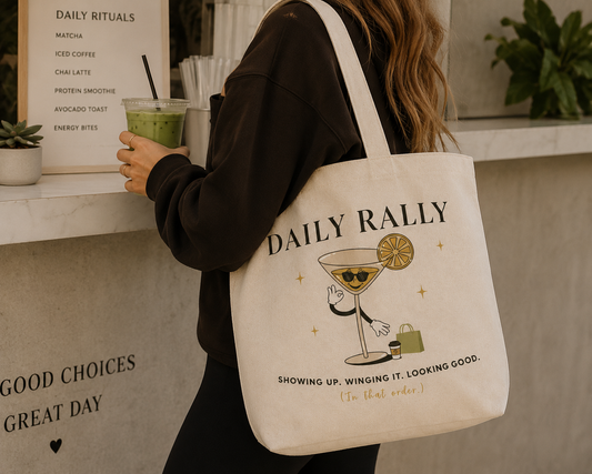 [PREORDER] Daily Rally Character Tote (Preorder price available through June 15th)