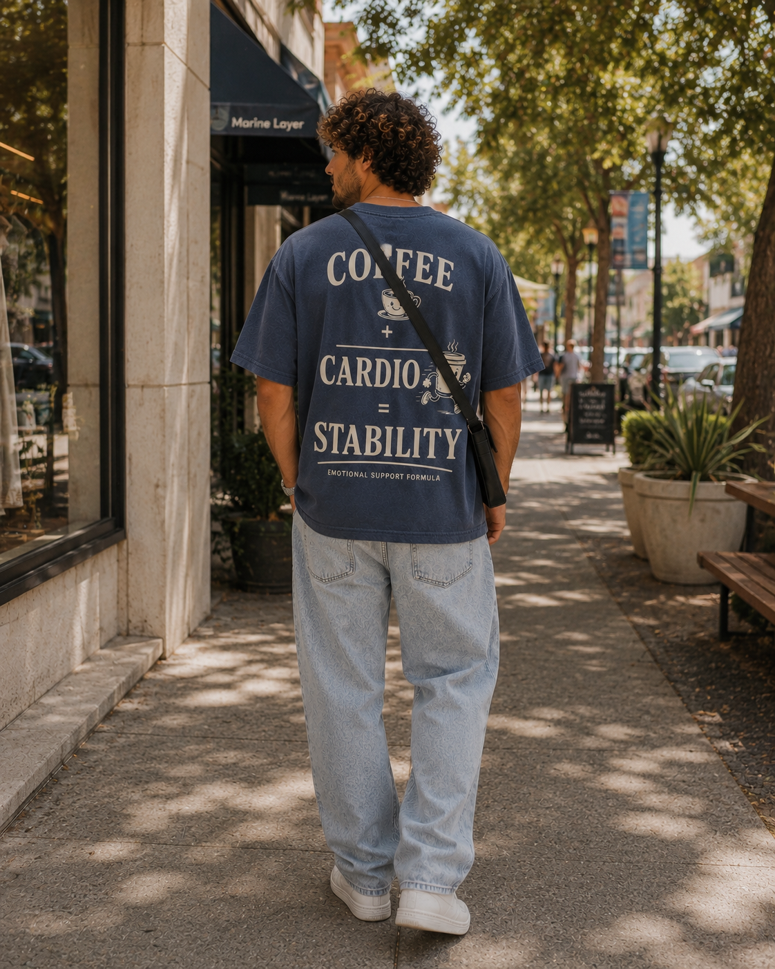 [PREORDER] Coffee + Cardio = Stability Tee (Preorder price available through June 15th)