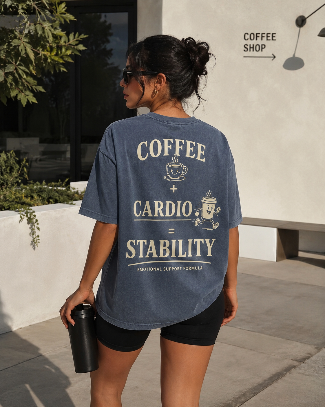 [PREORDER] Coffee + Cardio = Stability Tee (Preorder price available through June 15th)