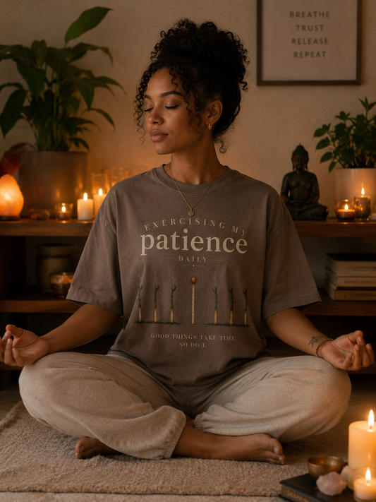 [PREORDER] Exercising My Patience Tee (Preorder price available through June 15th)