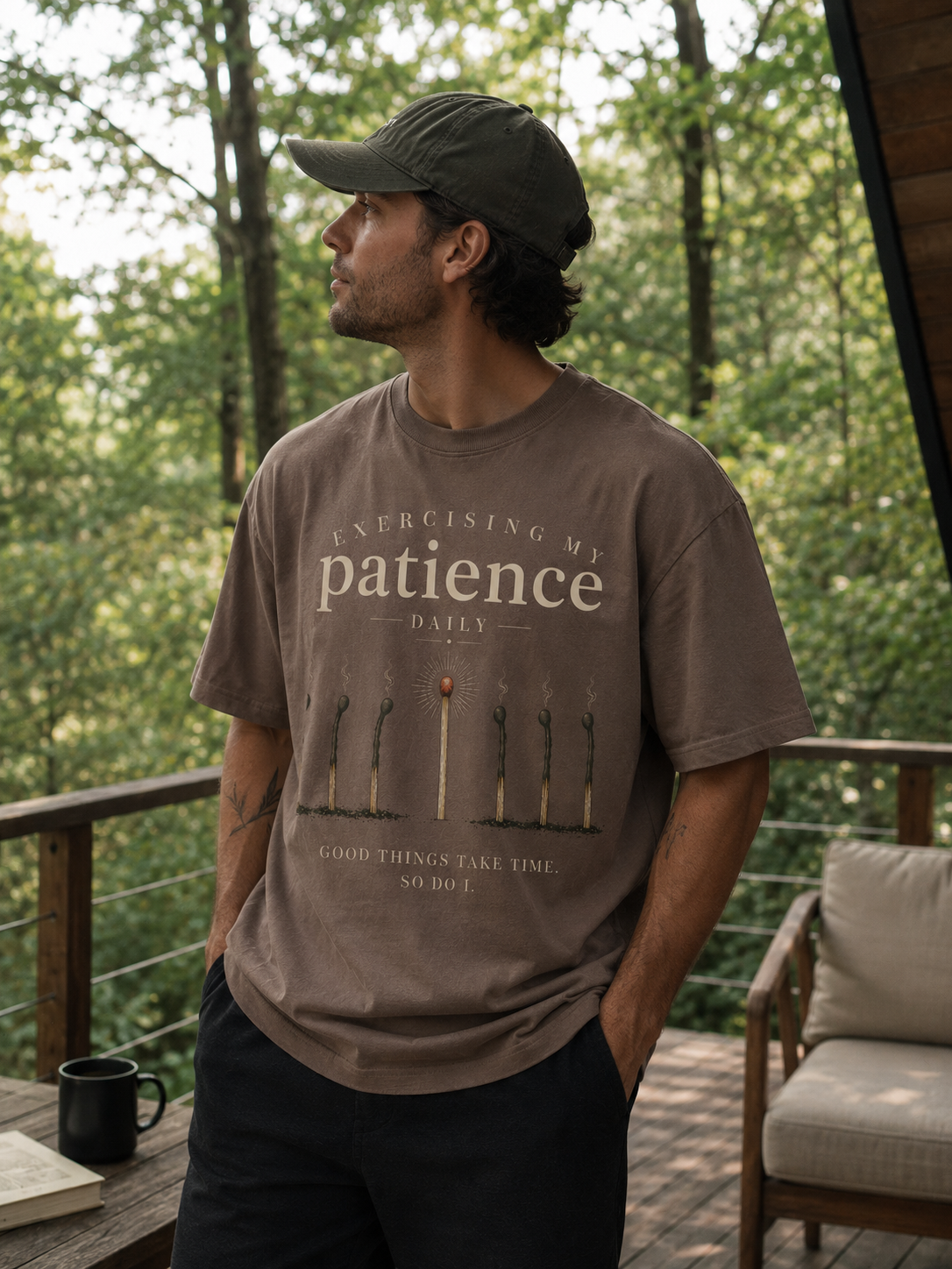 [PREORDER] Exercising My Patience Tee (Preorder price available through June 15th)